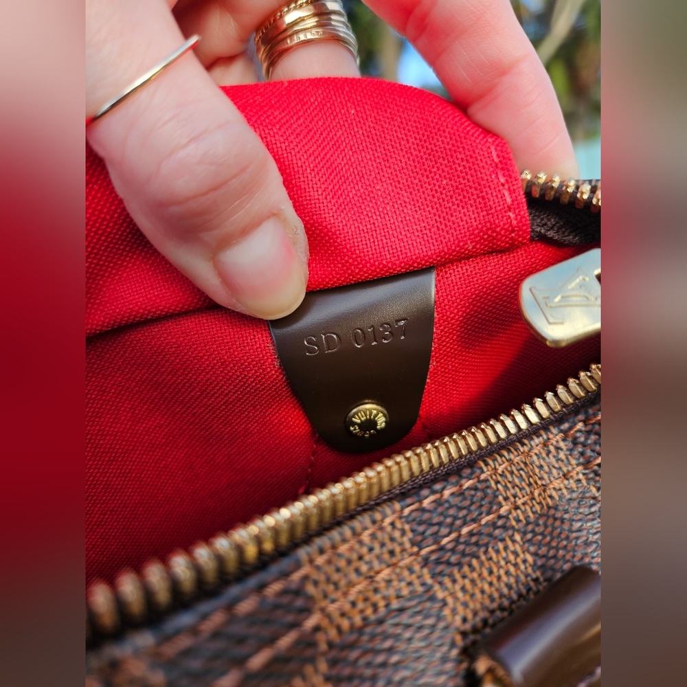 *SOLD* Louis Vuitton Speedy 25 Ebene Bandouliere Handbag Crossbody - Picture 13 of 17